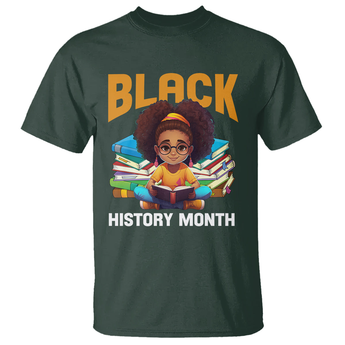 black-history-month-t-shirt-girl-reading-book-african-pride-melanin