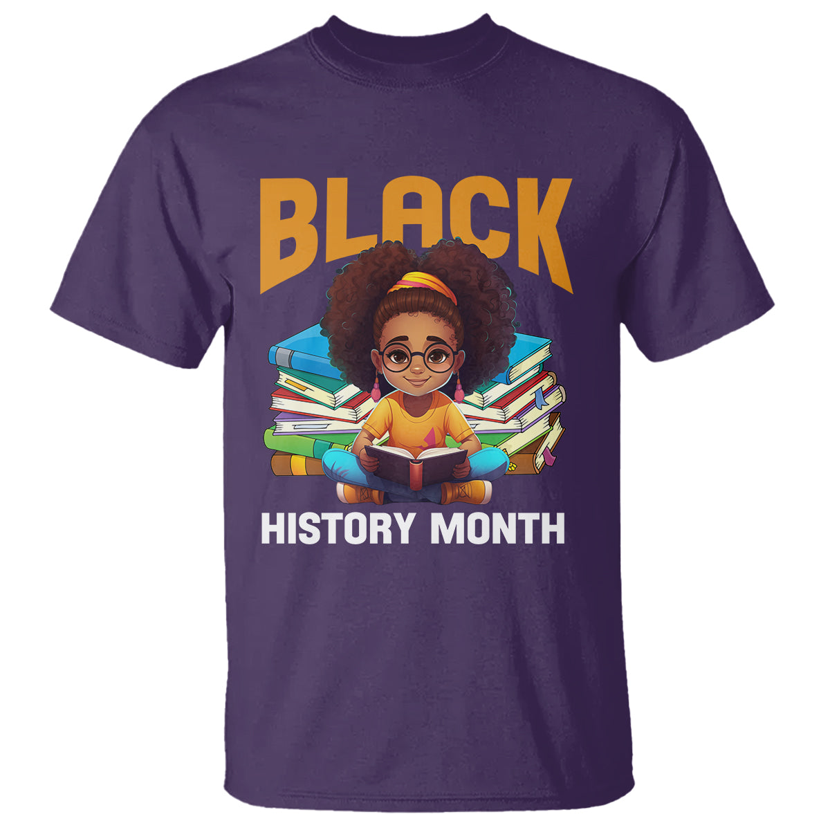 black-history-month-t-shirt-girl-reading-book-african-pride-melanin