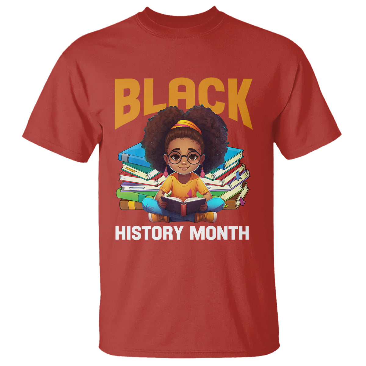 black-history-month-t-shirt-girl-reading-book-african-pride-melanin