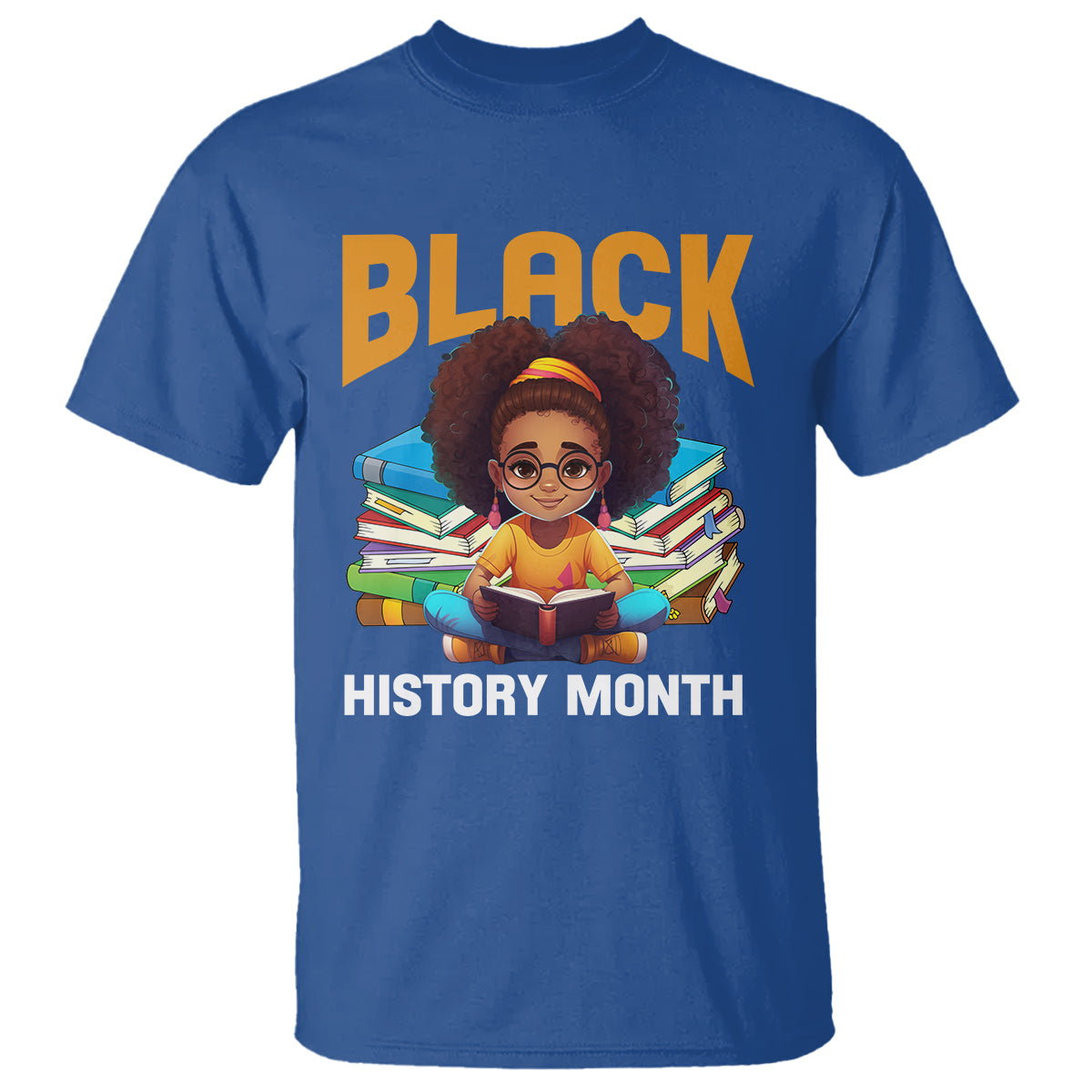 black-history-month-t-shirt-girl-reading-book-african-pride-melanin