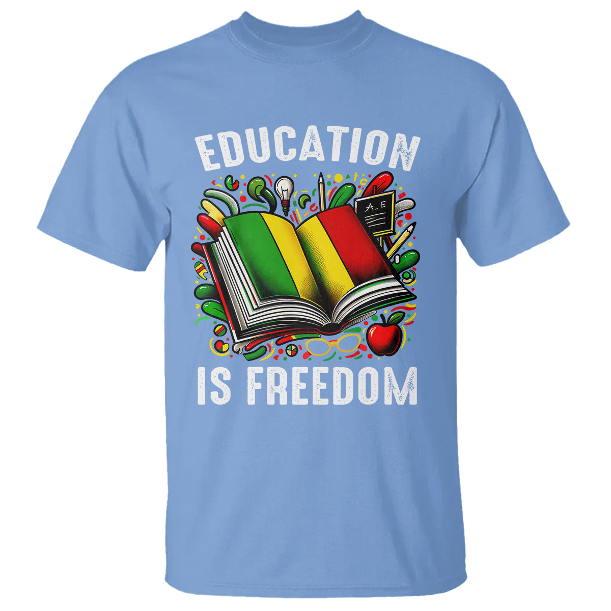 black-history-month-t-shirt-education-is-freedom-reading-books-teacher