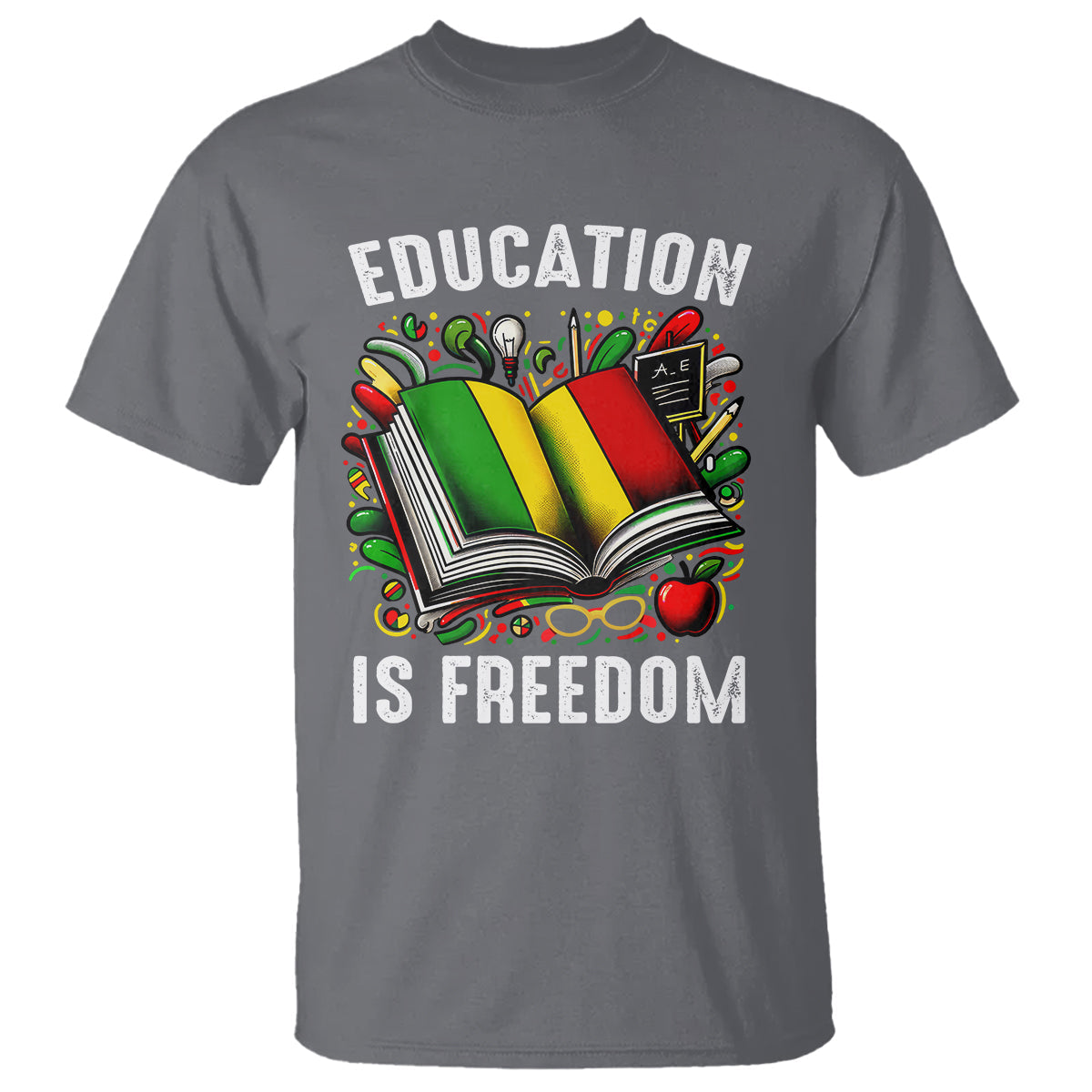 black-history-month-t-shirt-education-is-freedom-reading-books-teacher