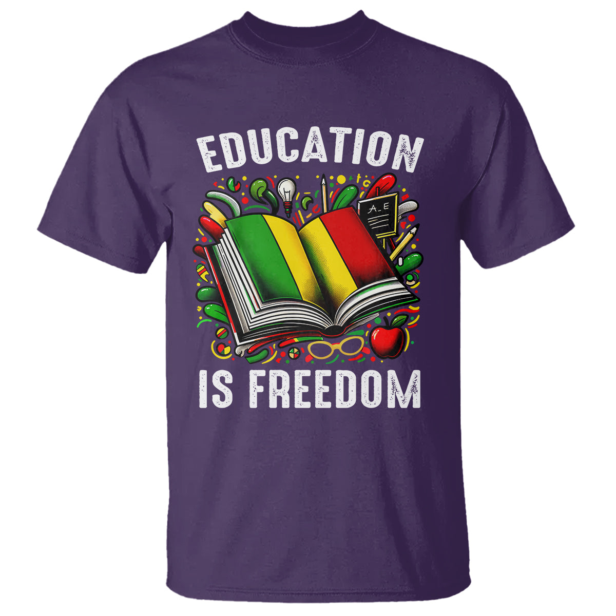 black-history-month-t-shirt-education-is-freedom-reading-books-teacher