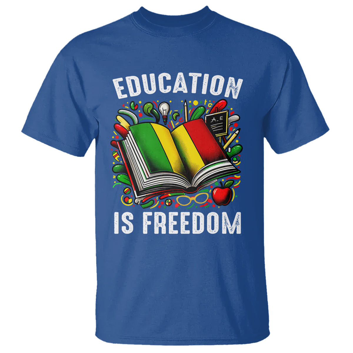 black-history-month-t-shirt-education-is-freedom-reading-books-teacher