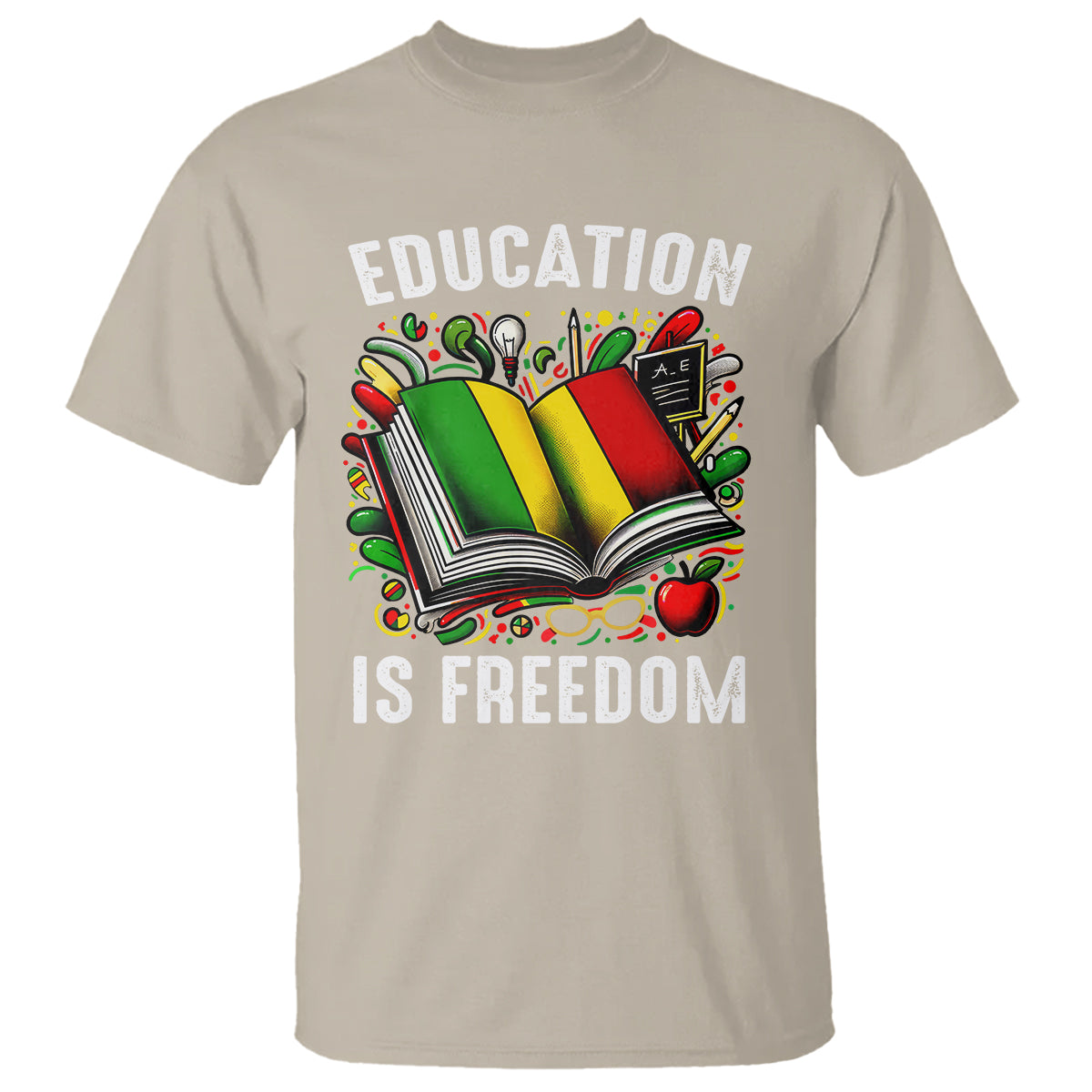 black-history-month-t-shirt-education-is-freedom-reading-books-teacher