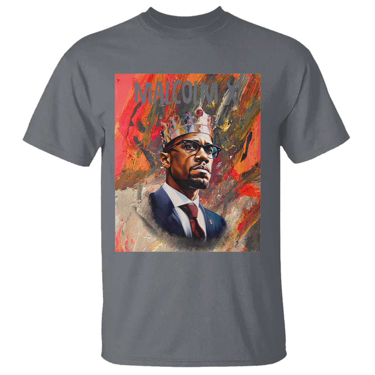 malcolm-x-t-shirt-king-hip-hop-aesthetic-art-black-history-month