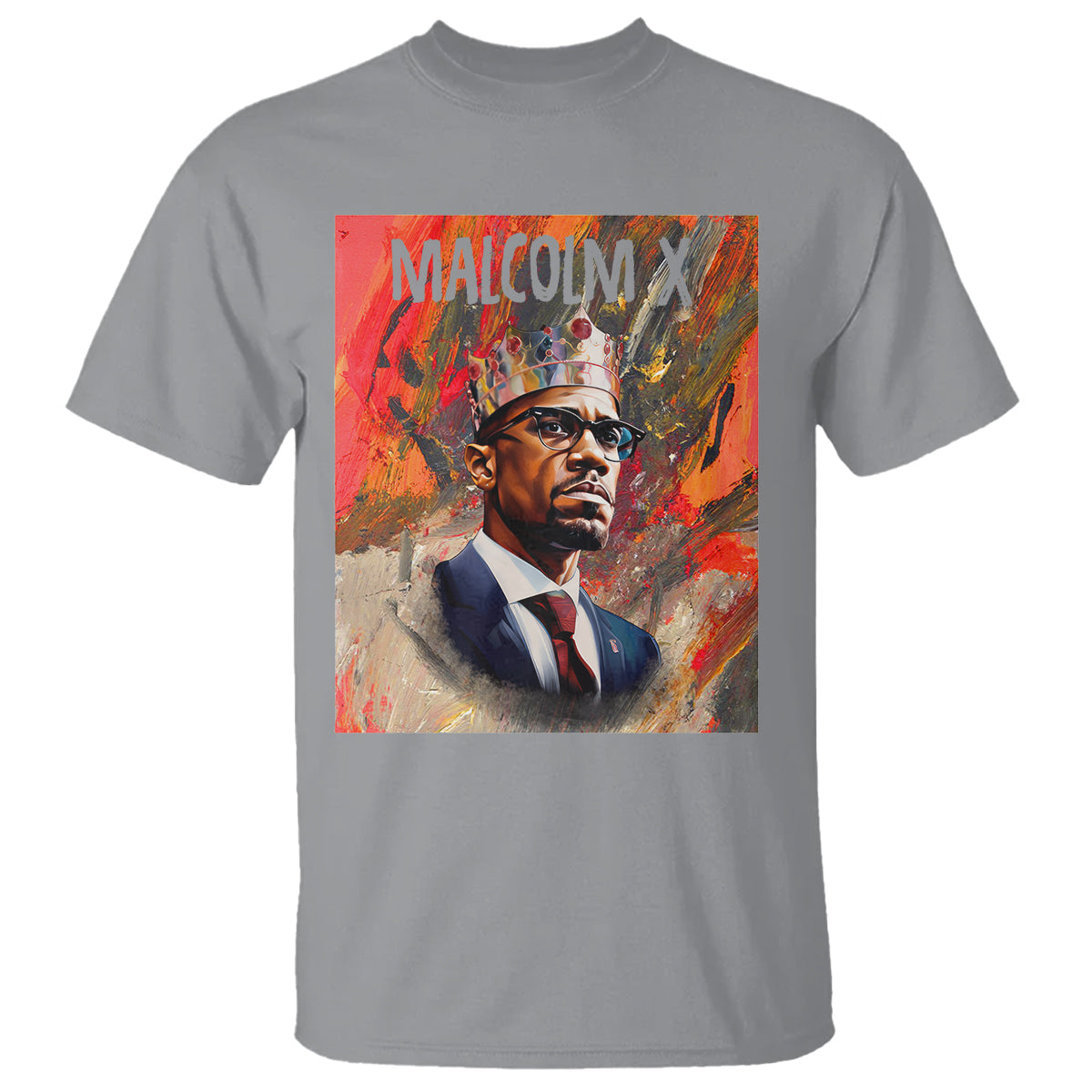 malcolm-x-t-shirt-king-hip-hop-aesthetic-art-black-history-month