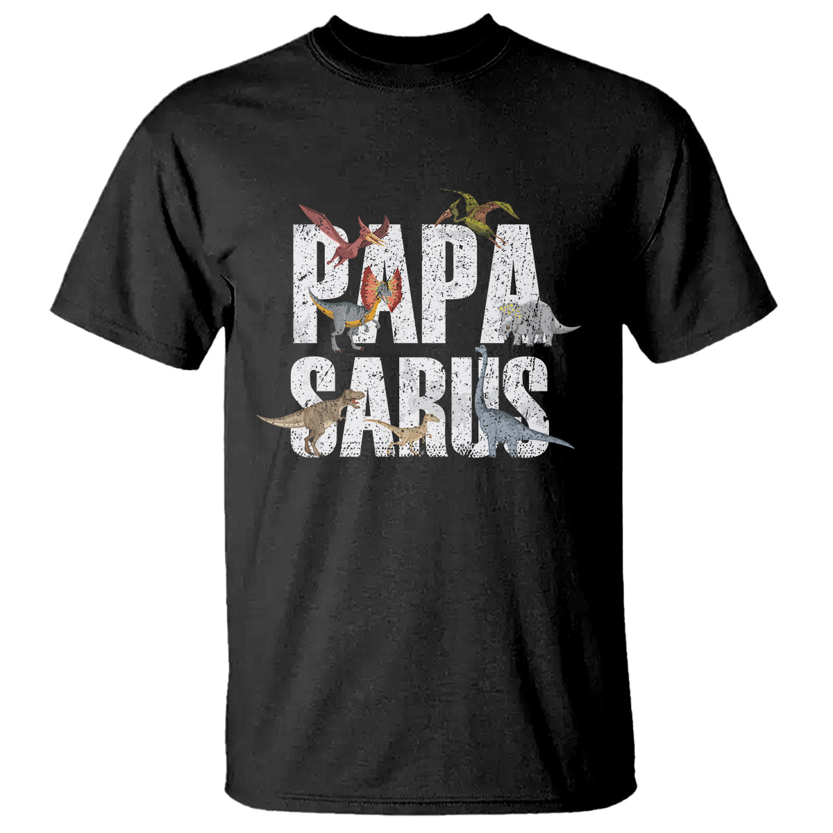 papasaurus-funny-dinosaur-fathers-day-t-shirt-1