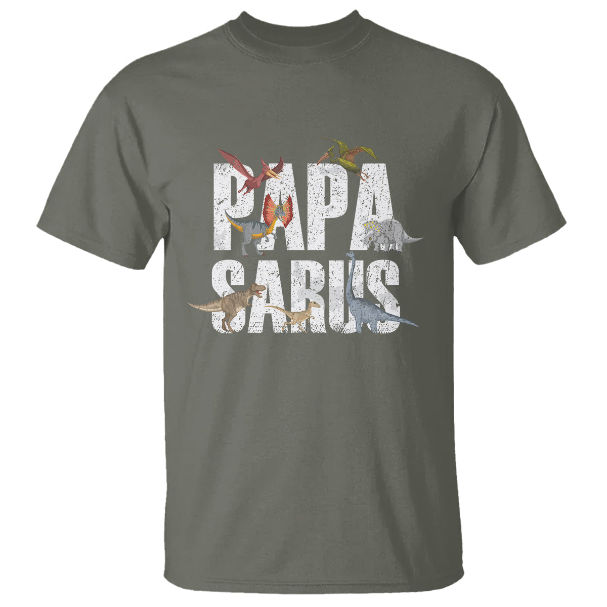 papasaurus-funny-dinosaur-fathers-day-t-shirt-1