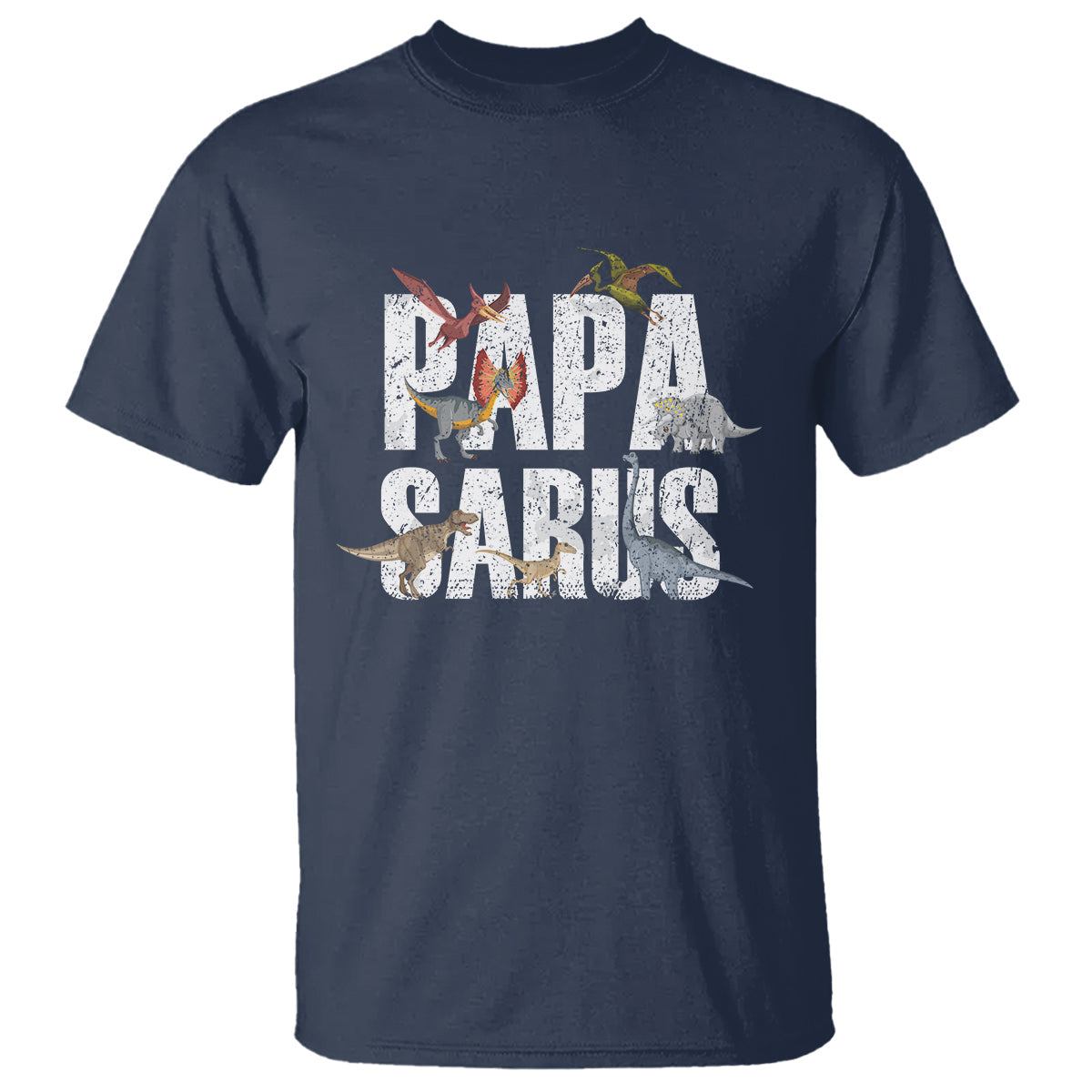 papasaurus-funny-dinosaur-fathers-day-t-shirt-1