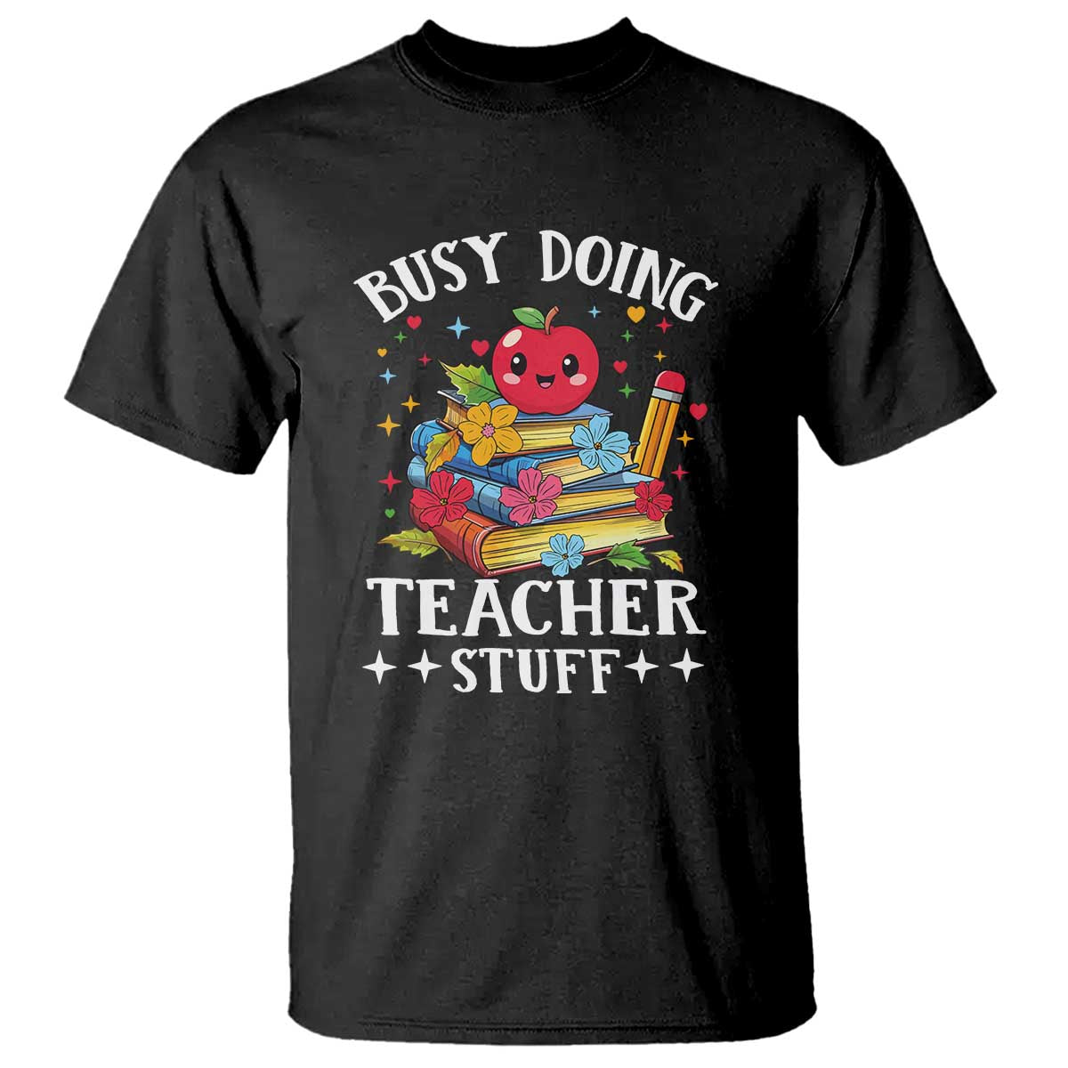 funny-busy-doing-teacher-stuff-retro-t-shirt