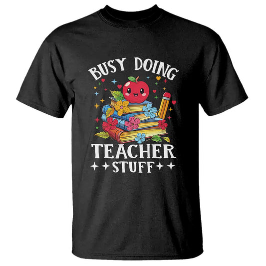 funny-busy-doing-teacher-stuff-retro-t-shirt