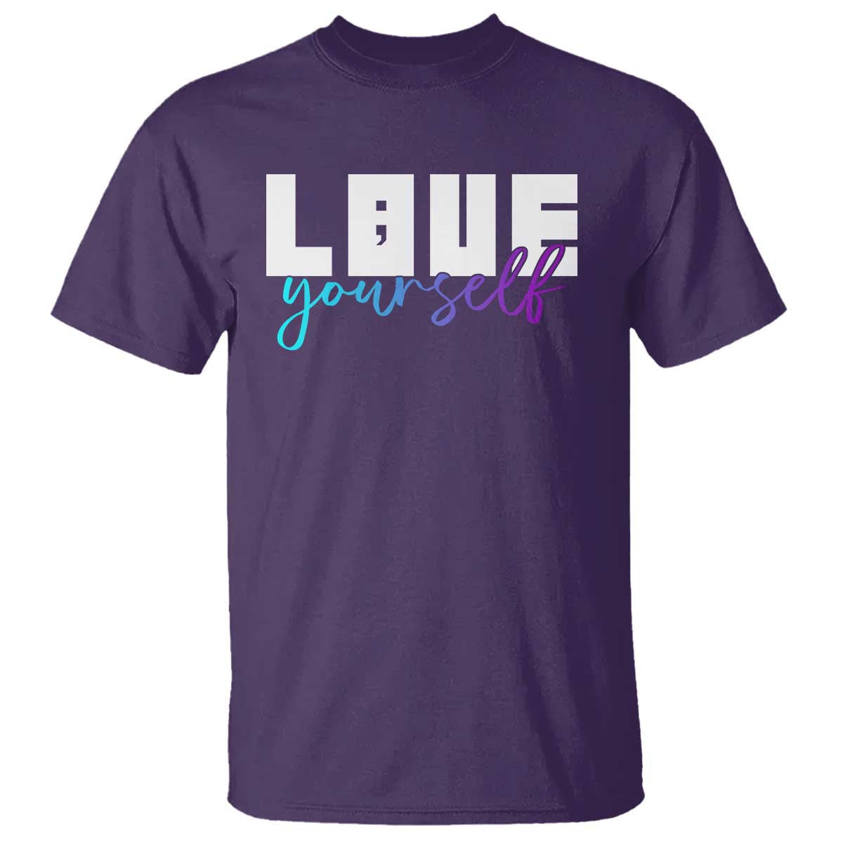love-yourself-semicolon-suicide-prevention-t-shirt