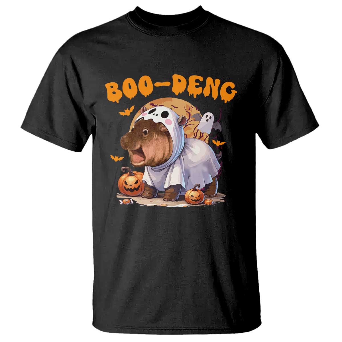 halloween-boo-deng-t-shirt-baby-pygmy-hippo-cute-ghost