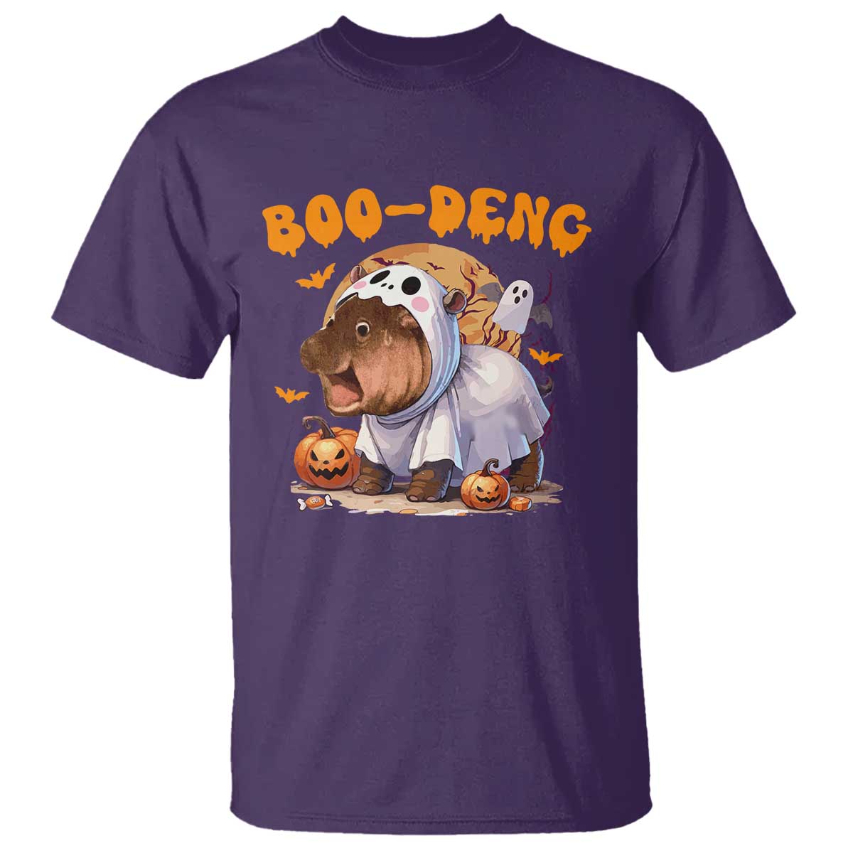 halloween-boo-deng-t-shirt-baby-pygmy-hippo-cute-ghost