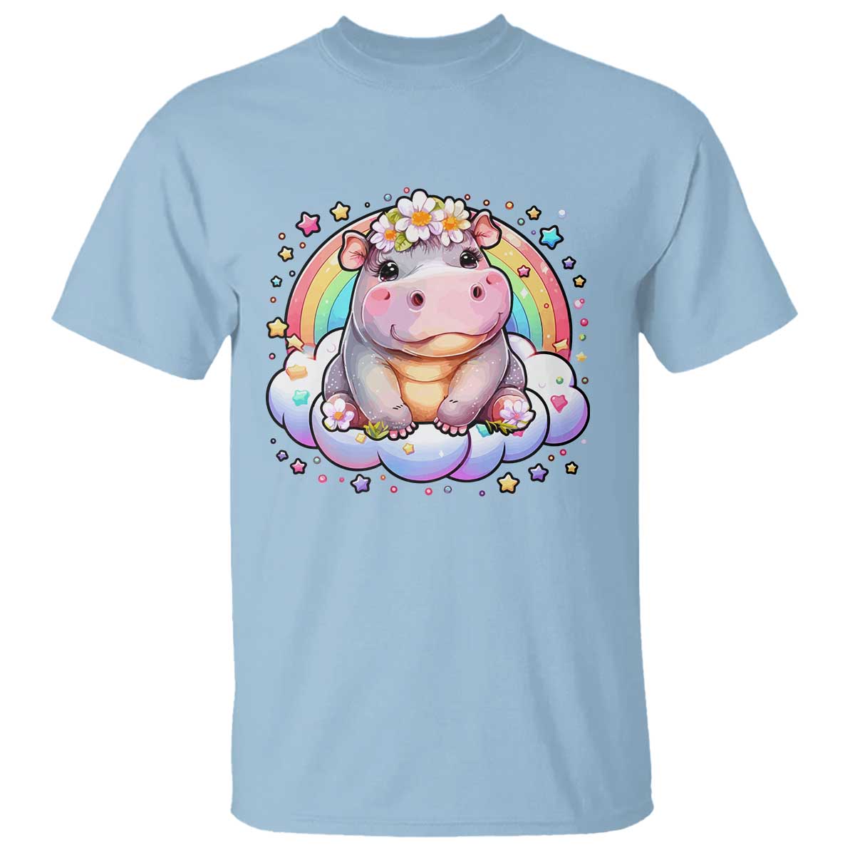 cute-baby-pygmy-hippo-pastel-rainbow-t-shirt