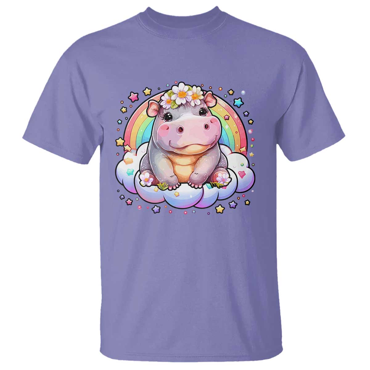 cute-baby-pygmy-hippo-pastel-rainbow-t-shirt