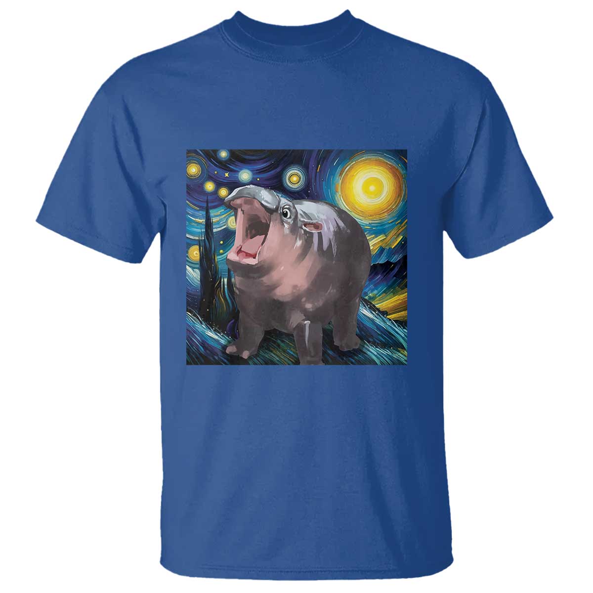 funny-baby-pygmy-hippo-thailand-t-shirt-starry-night-moodeng-meme