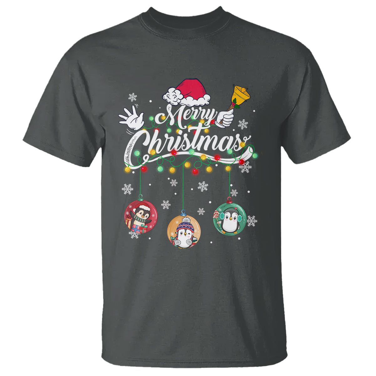mini-penguin-with-xmas-light-ornaments-balls-merry-christmas-t-shirt