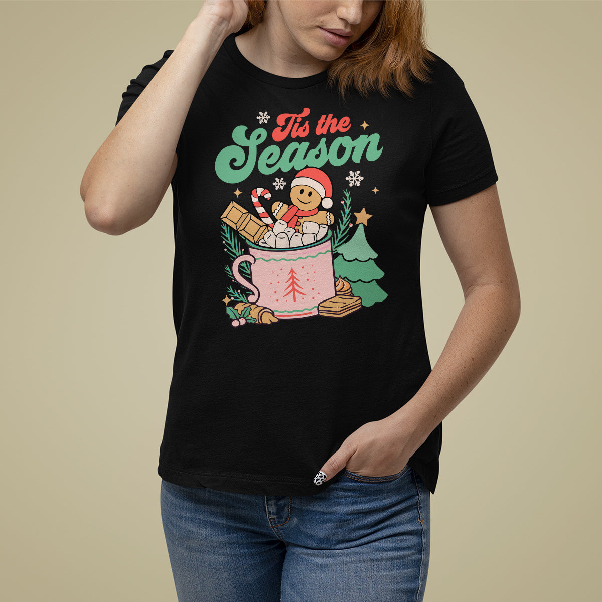 tis-the-season-groovy-retro-christmas-gingerbread-hot-cocoa-t-shirt