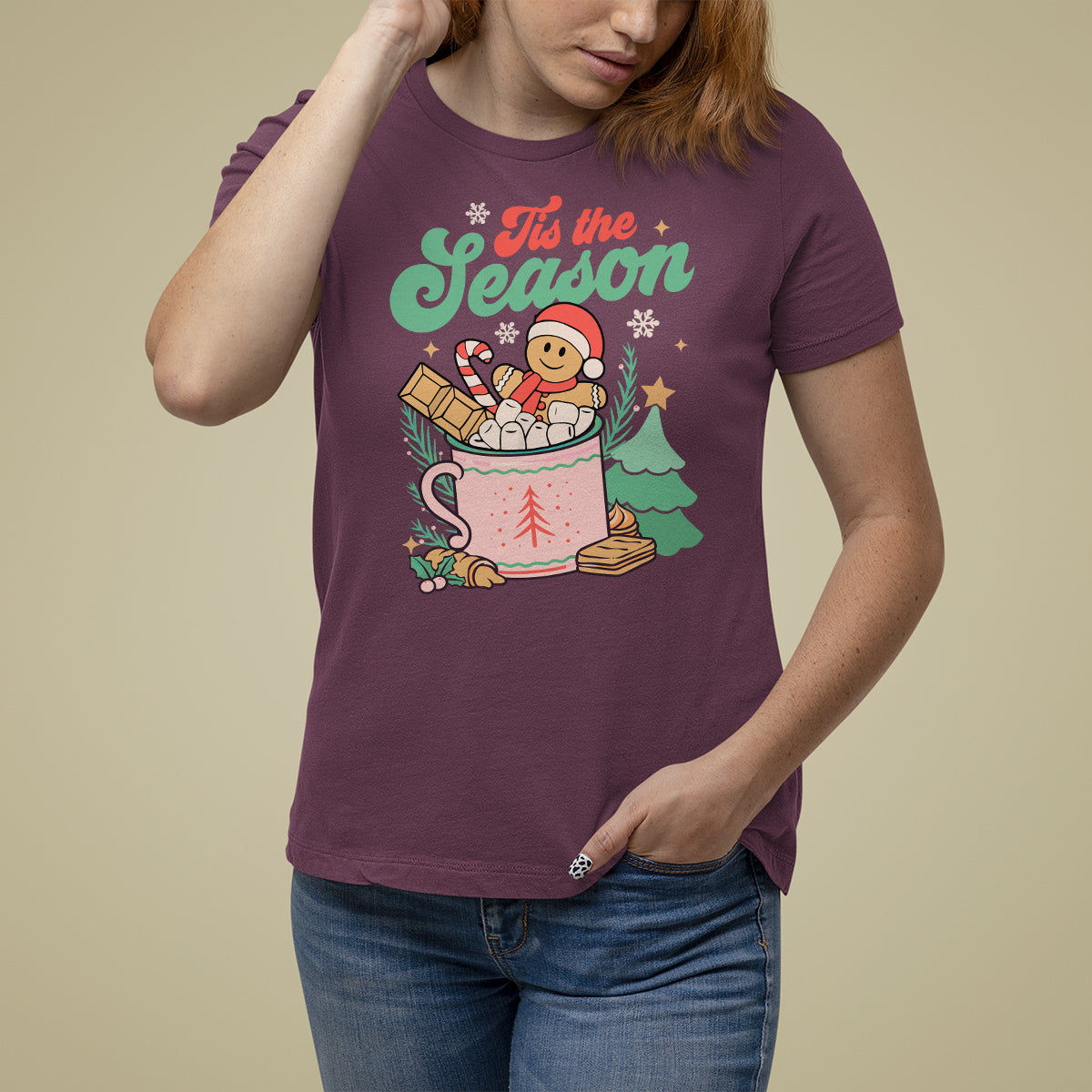 tis-the-season-groovy-retro-christmas-gingerbread-hot-cocoa-t-shirt