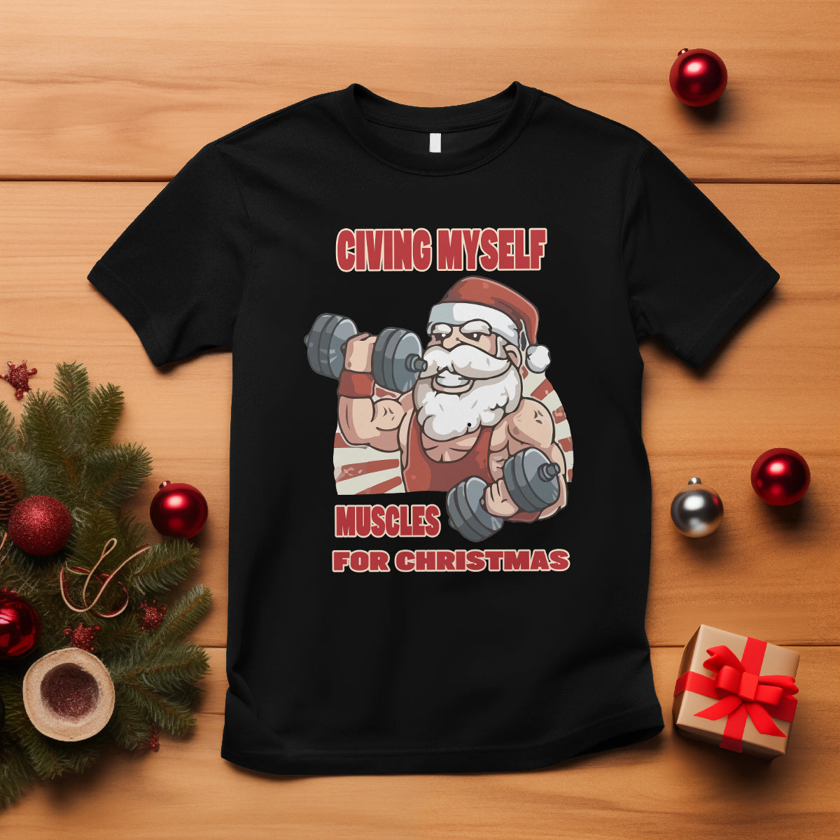 christmas-t-shirt-civing-muscles-santa-weightlifting-gymer