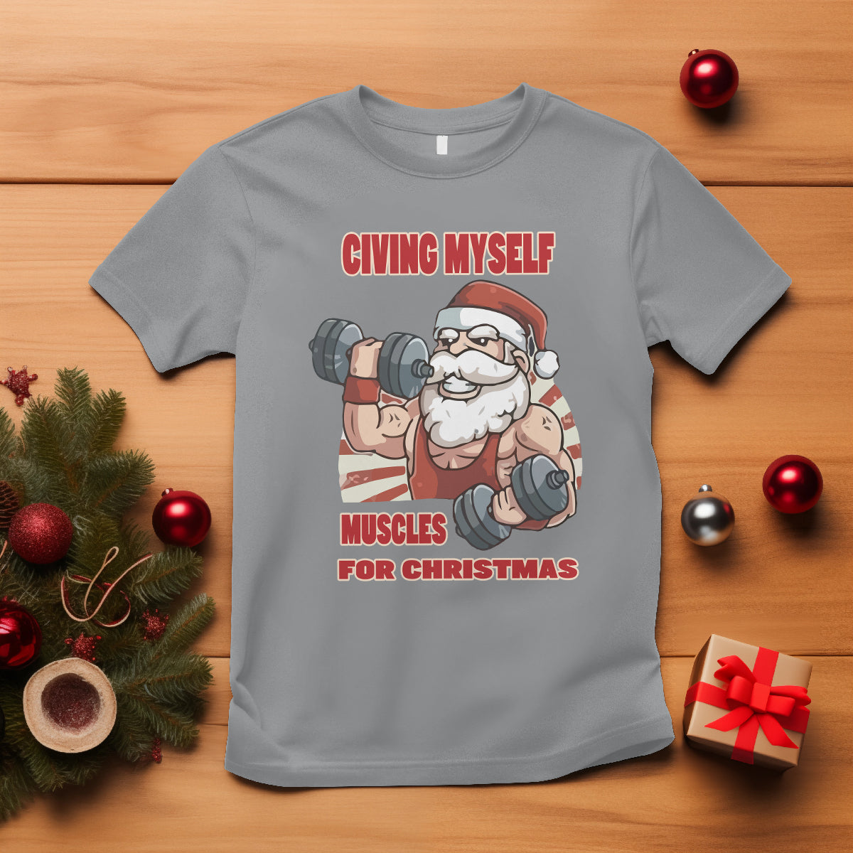 christmas-t-shirt-civing-muscles-santa-weightlifting-gymer