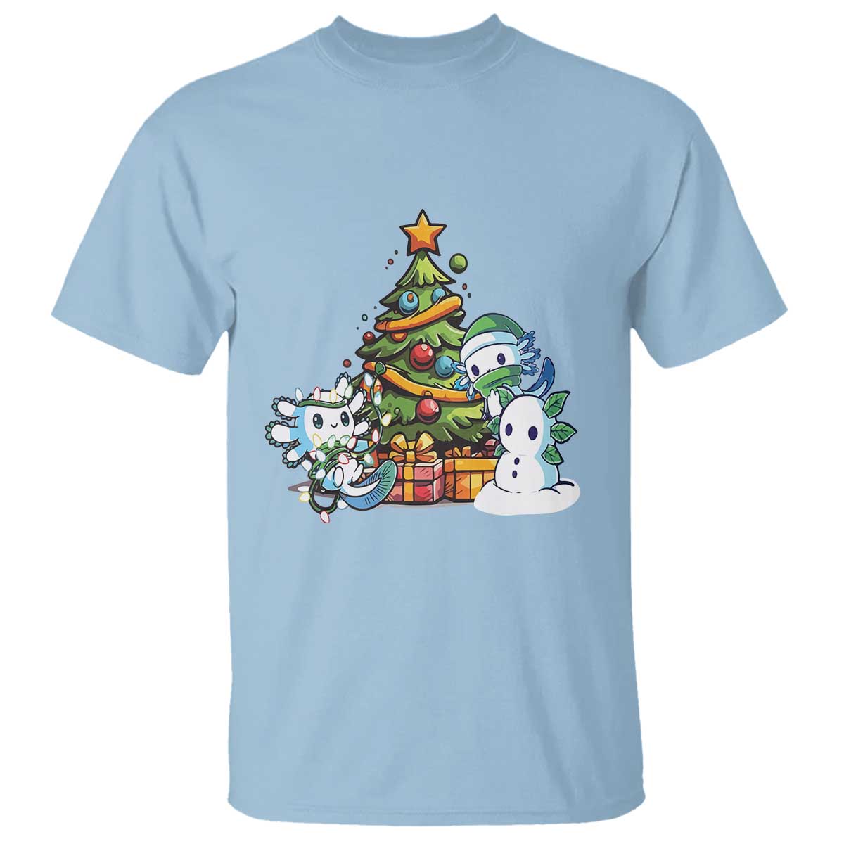 cute-axolotl-christmas-tree-t-shirt