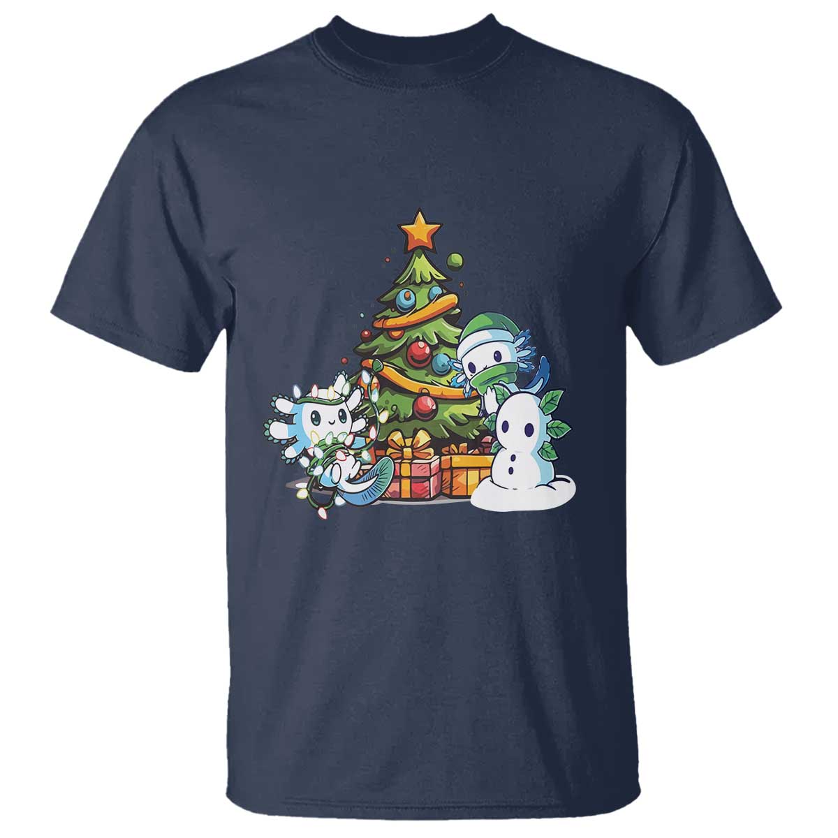 cute-axolotl-christmas-tree-t-shirt