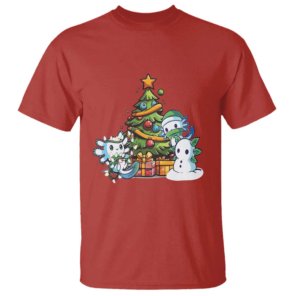 cute-axolotl-christmas-tree-t-shirt