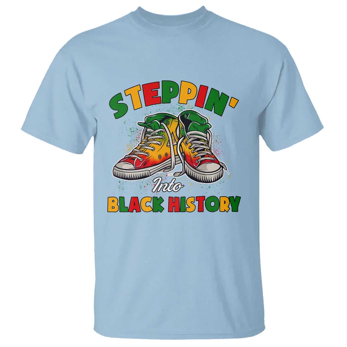 stepping-into-black-history-month-t-shirt