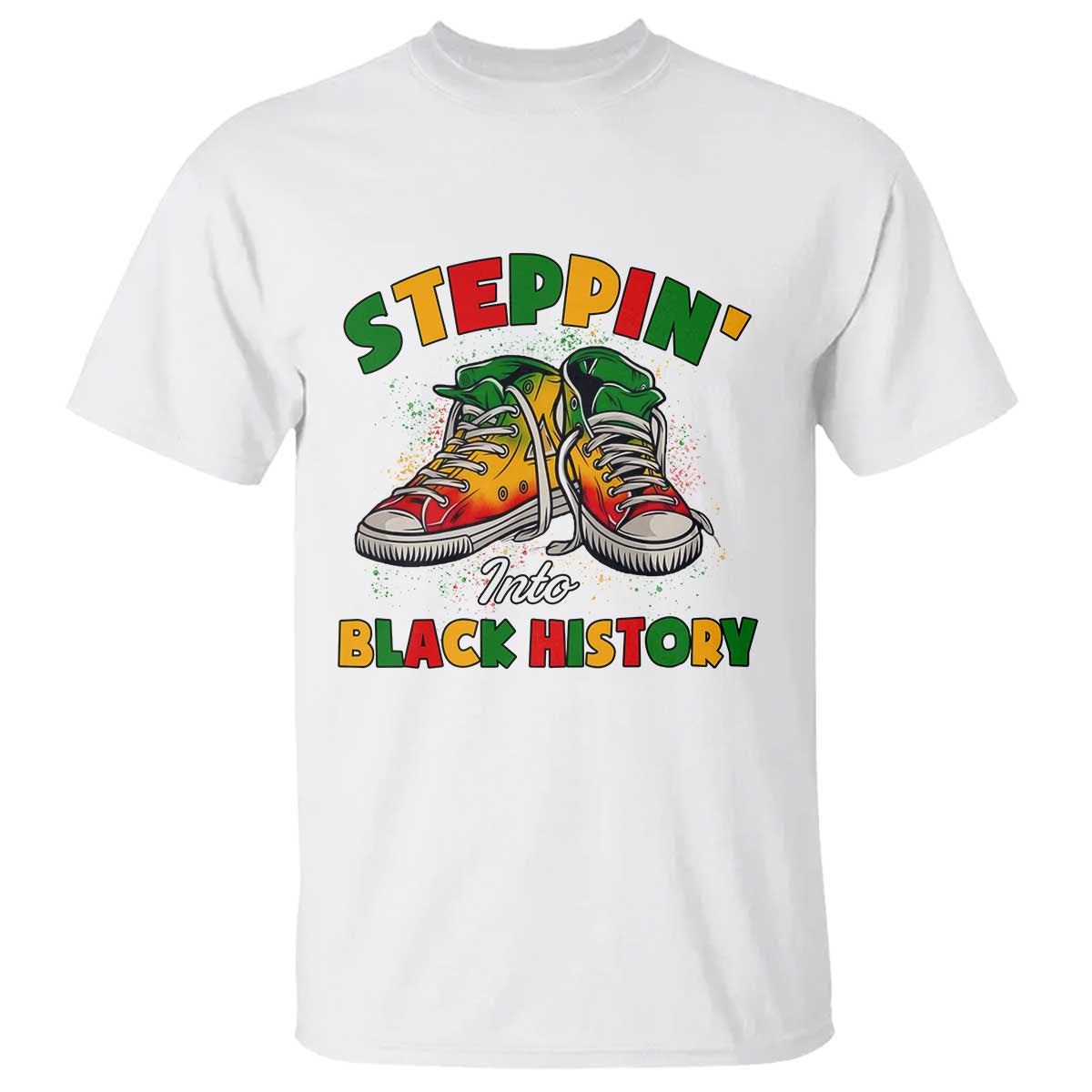 stepping-into-black-history-month-t-shirt