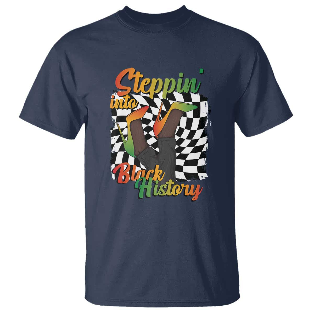 stepping-into-black-history-month-t-shirt-african-american-women-melanin-pride