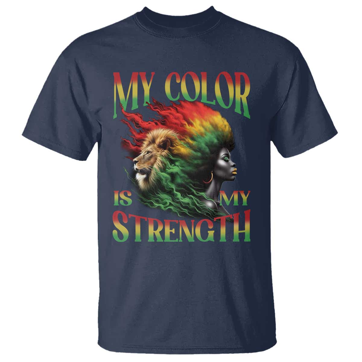 black-pride-t-shirt-my-color-is-my-strength-african-american-women-lion
