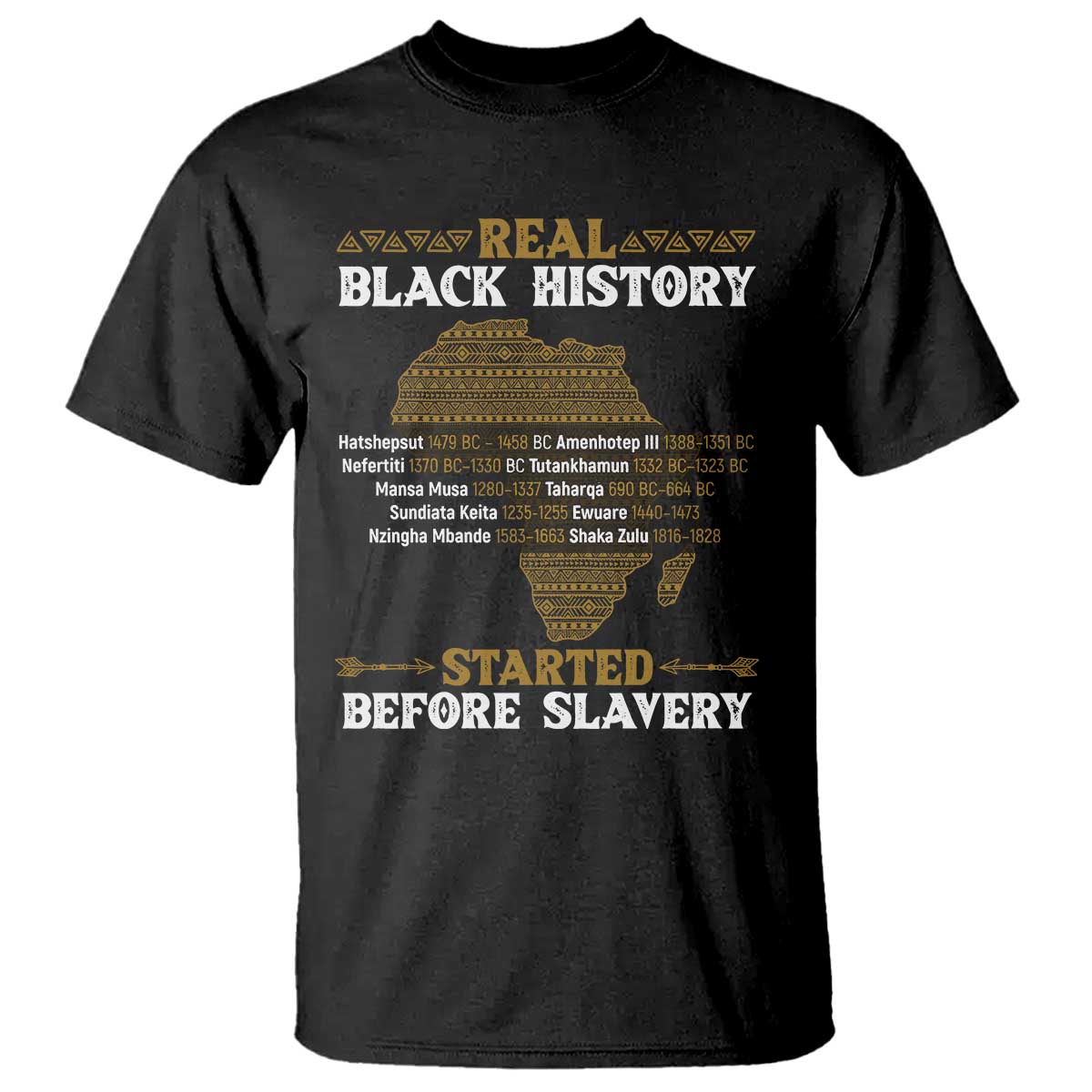 real-black-history-started-before-slavery-t-shirt
