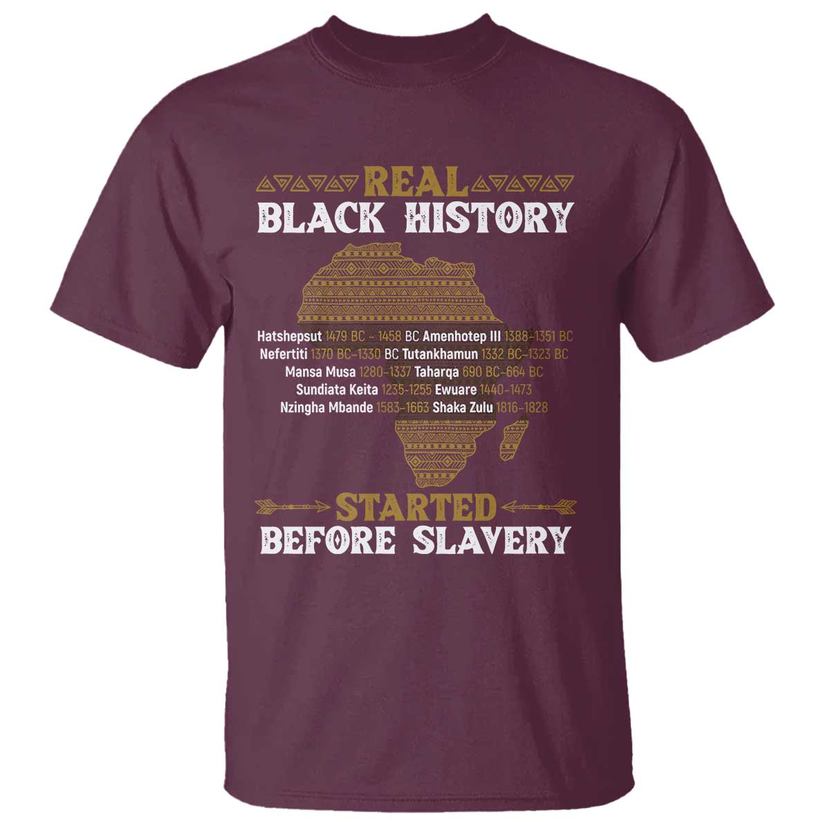real-black-history-started-before-slavery-t-shirt