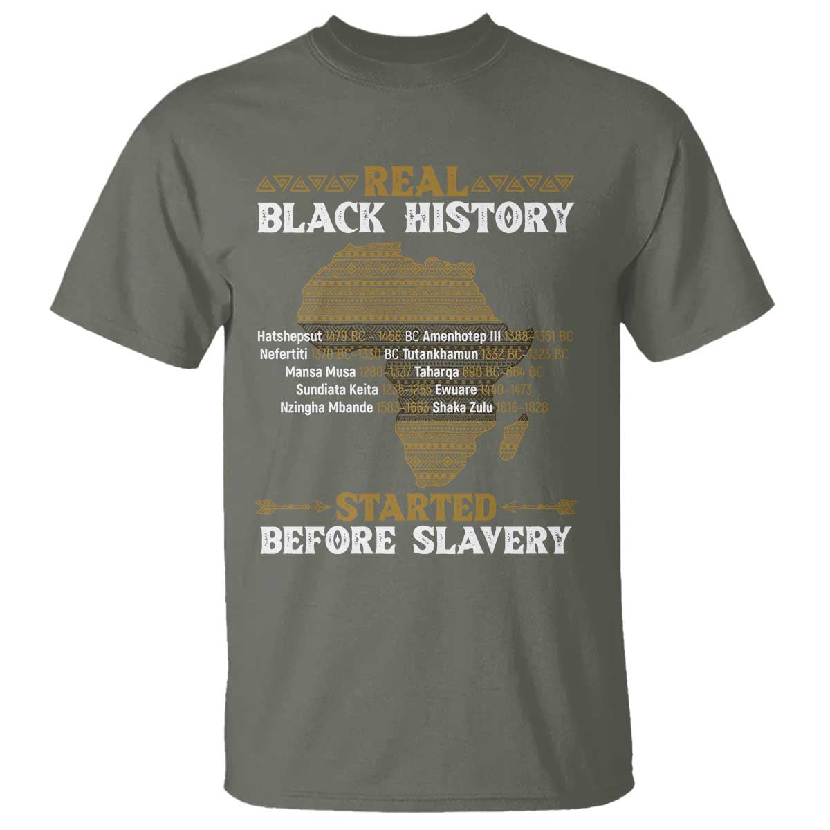 real-black-history-started-before-slavery-t-shirt
