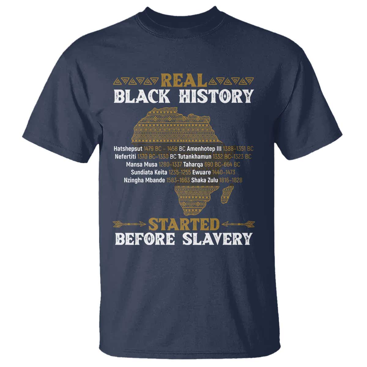 real-black-history-started-before-slavery-t-shirt