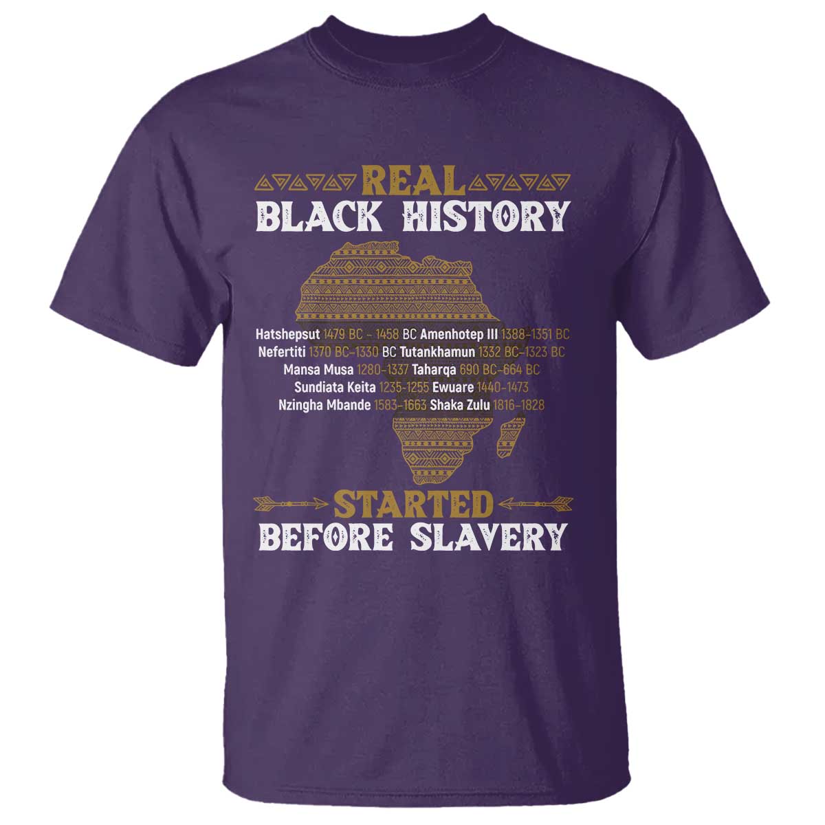 real-black-history-started-before-slavery-t-shirt