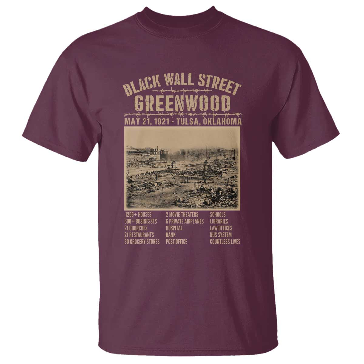 black-wall-street-t-shirt-never-forget-1921-tulsa-black-history-retro