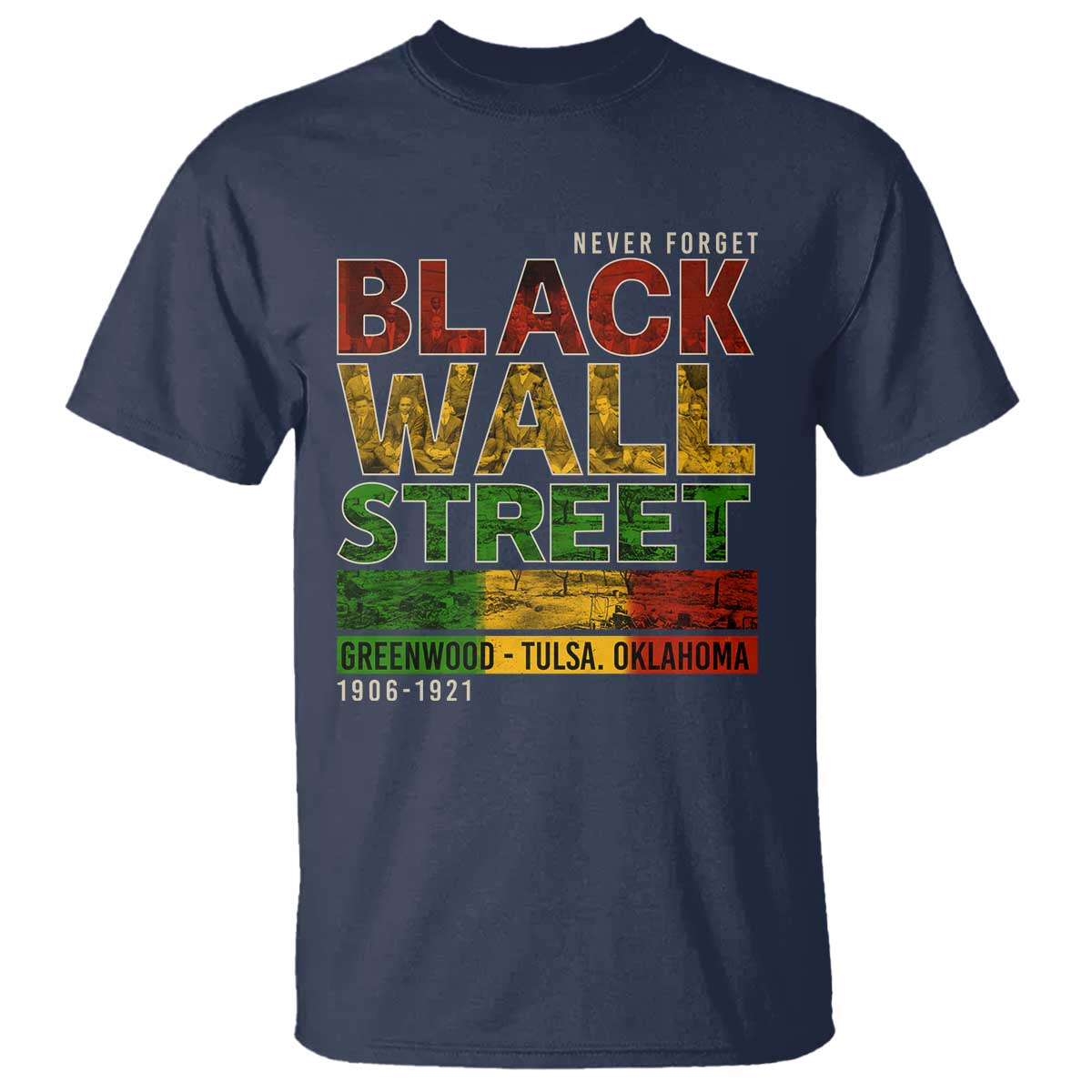 never-forget-black-wall-street-t-shirt-greenwood-tulsa-oklahoma-black-history