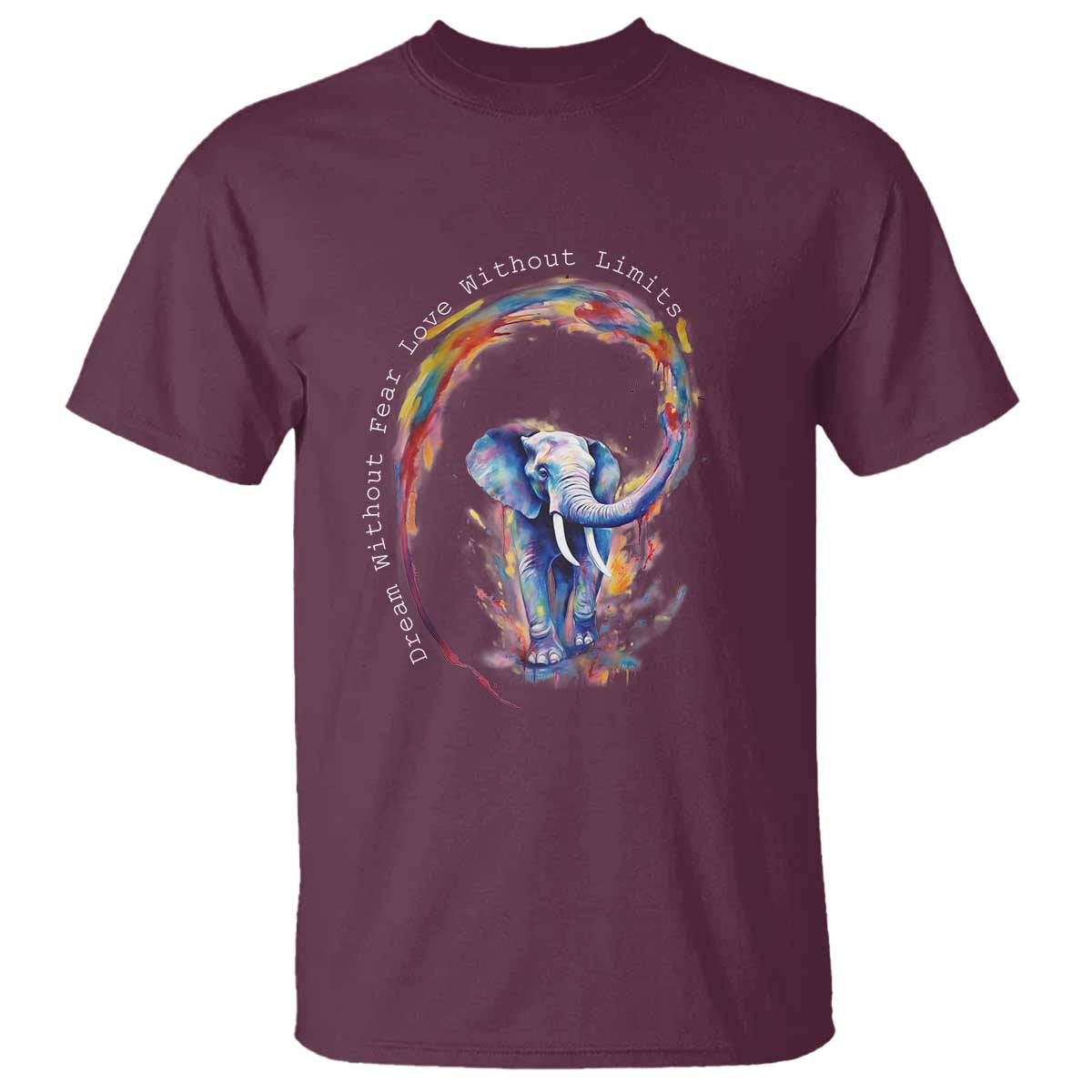 lgbtq-ally-t-shirt-dream-without-fear-love-without-limits-rainbow-watercolor-elephant