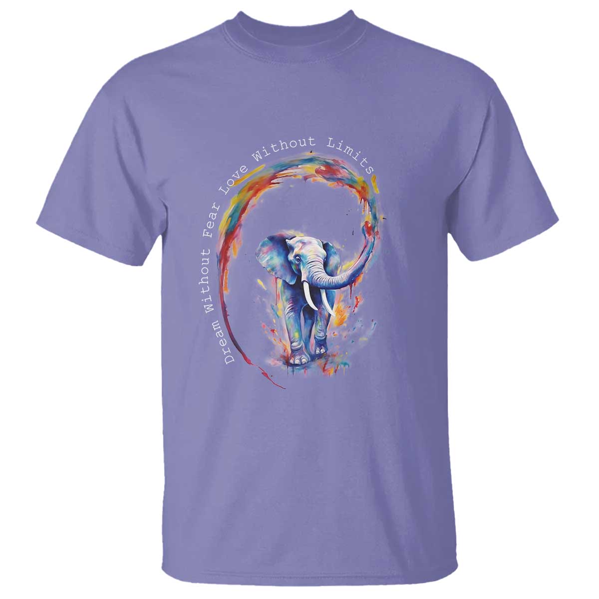 lgbtq-ally-t-shirt-dream-without-fear-love-without-limits-rainbow-watercolor-elephant