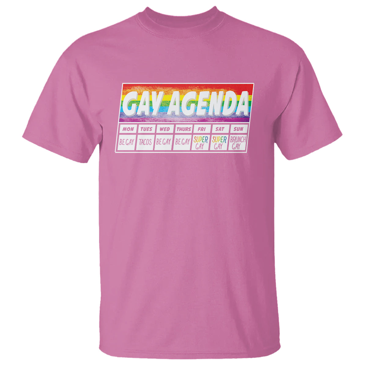 funny-gay-agenda-weekly-schedule-pride-lgbt-pride-t-shirt-2