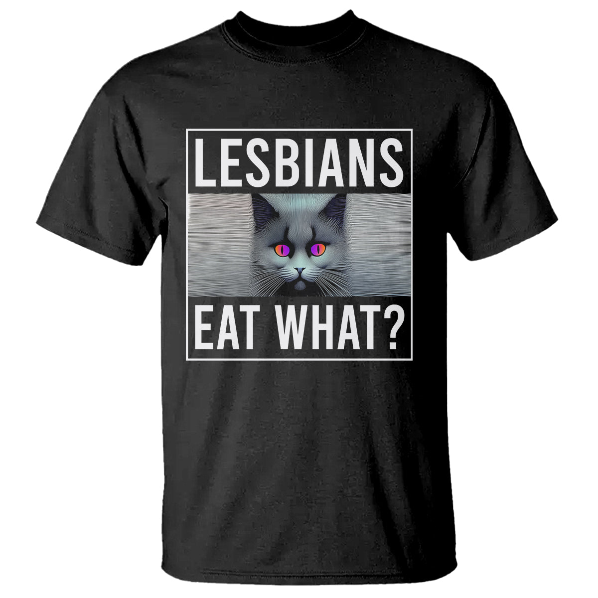 lesbians-eat-what-funny-scared-cat-lgbt-pride-t-shirt-2