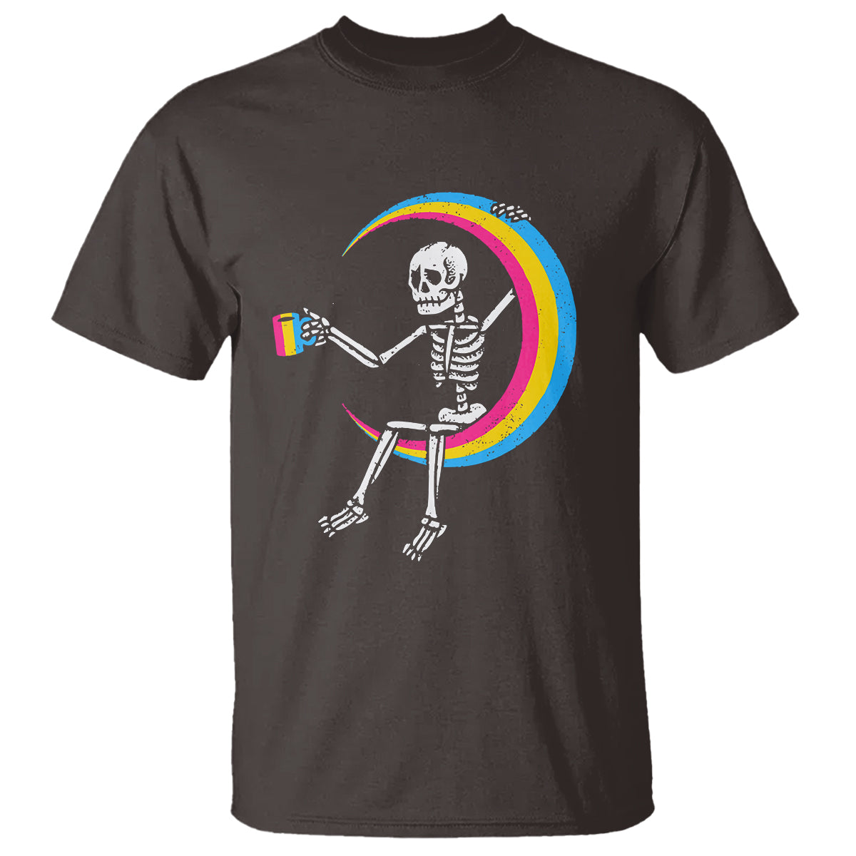 pansexual-pride-t-shirt-skeleton-drinking-coffee-lgbtq-pan-flag-1