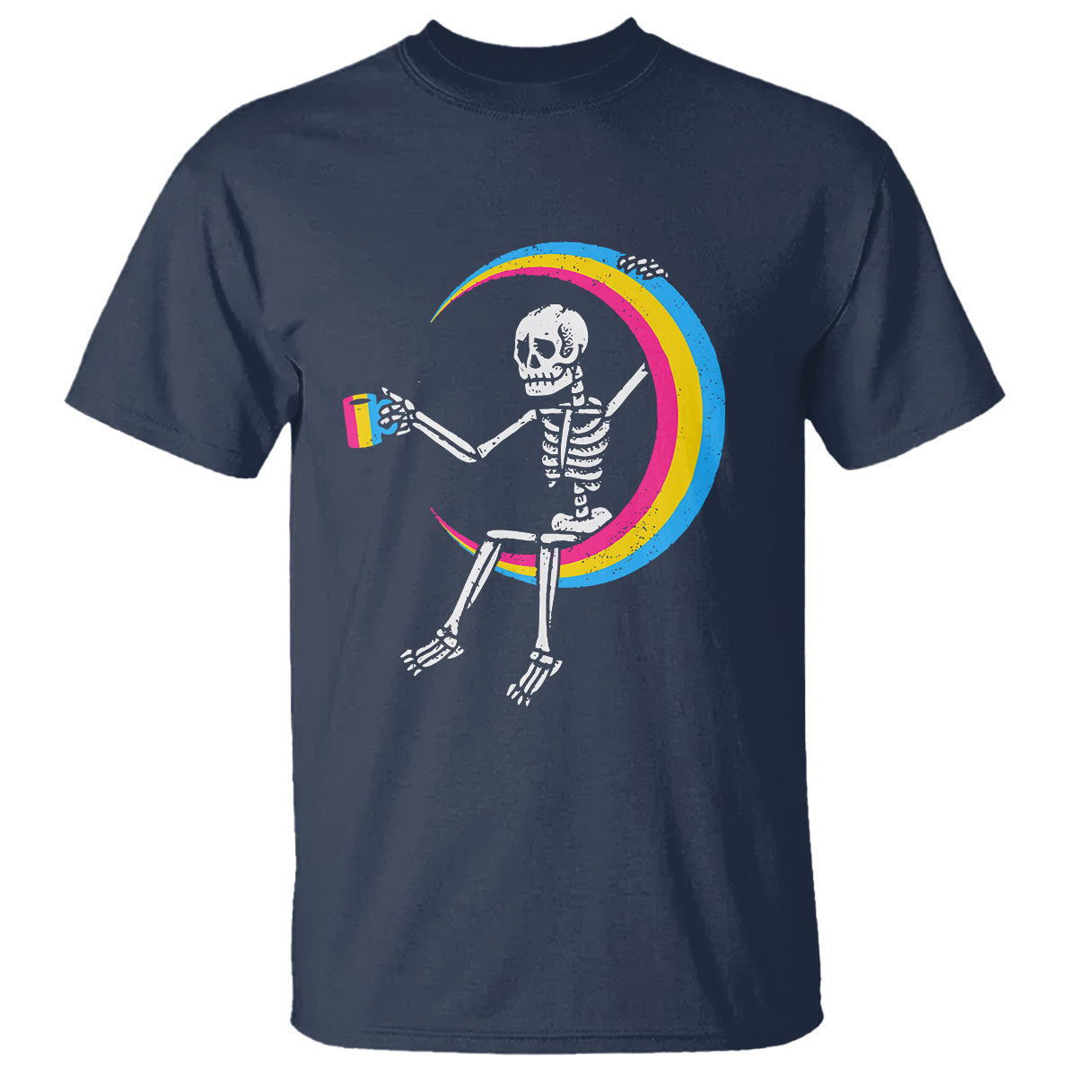 pansexual-pride-t-shirt-skeleton-drinking-coffee-lgbtq-pan-flag-1