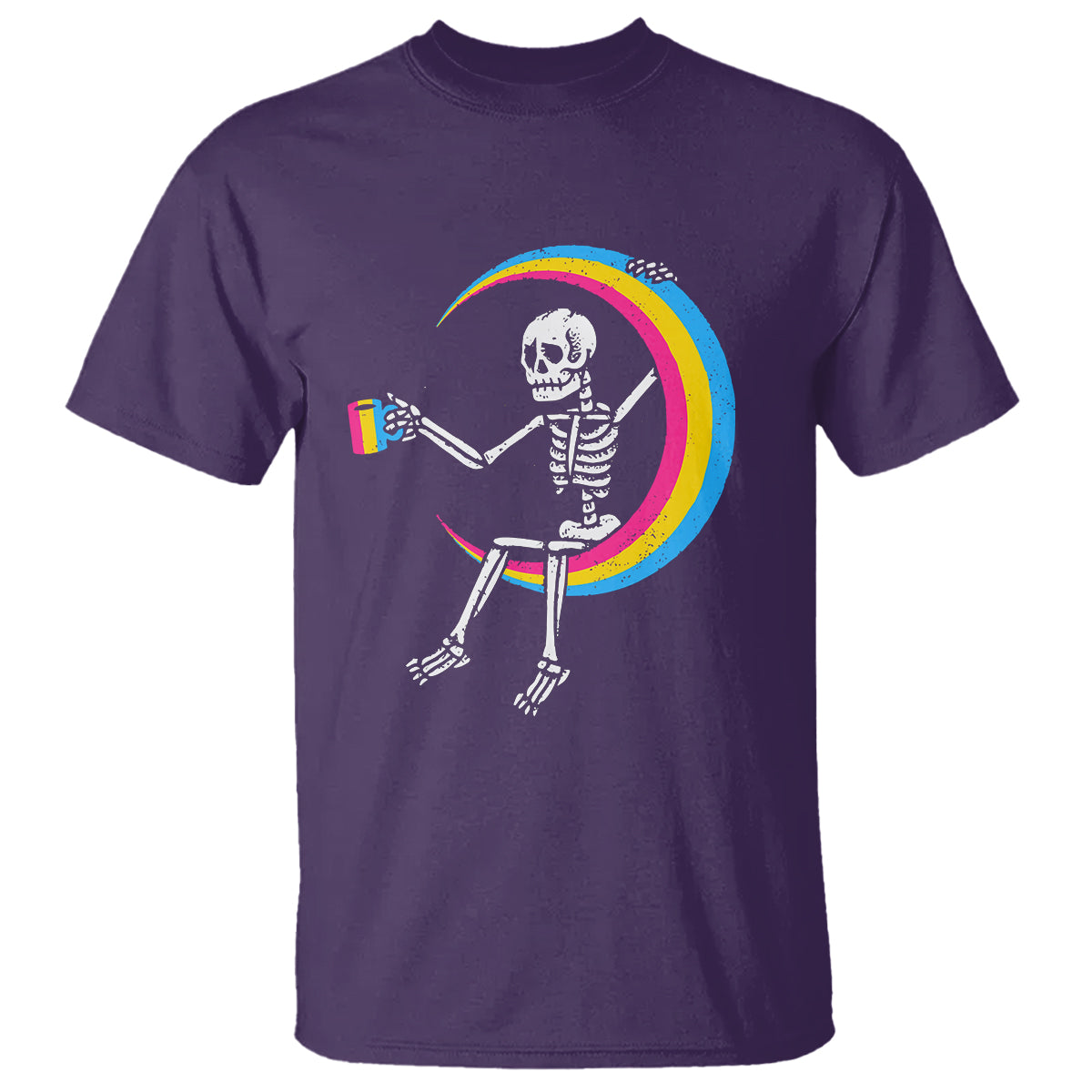 pansexual-pride-t-shirt-skeleton-drinking-coffee-lgbtq-pan-flag-1