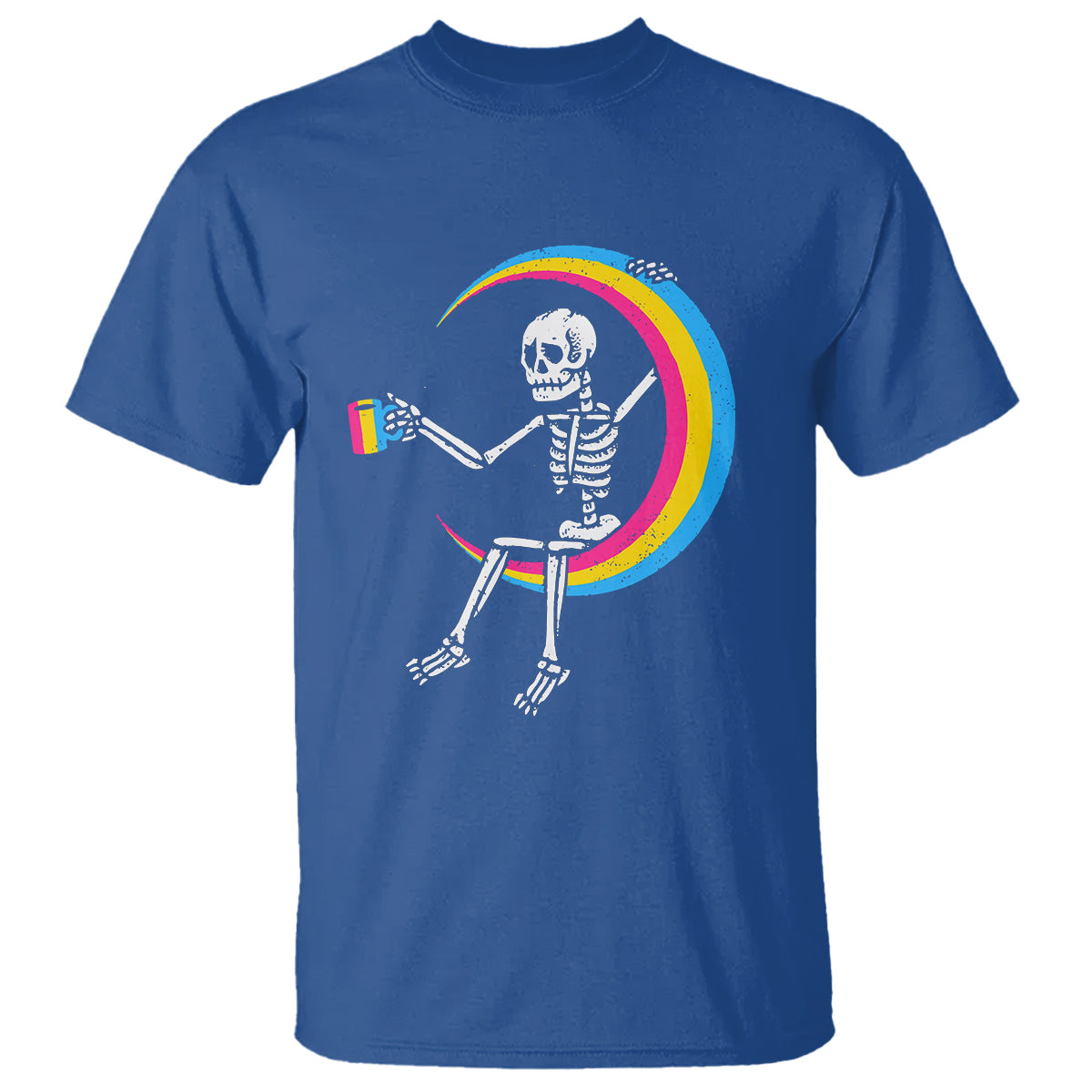 pansexual-pride-t-shirt-skeleton-drinking-coffee-lgbtq-pan-flag-1