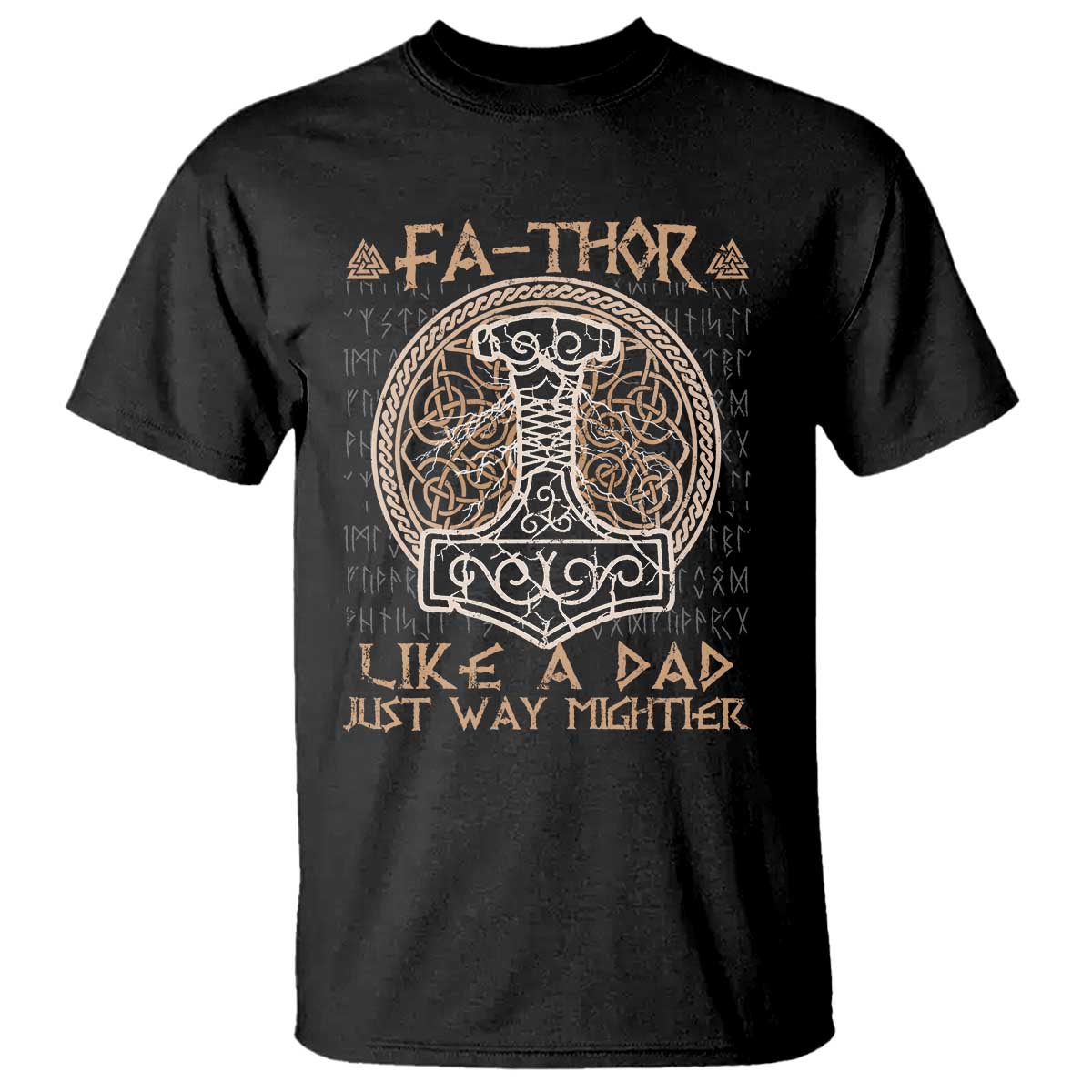 funny-viking-dad-t-shirt-fathor-like-a-dad-just-way-mightier